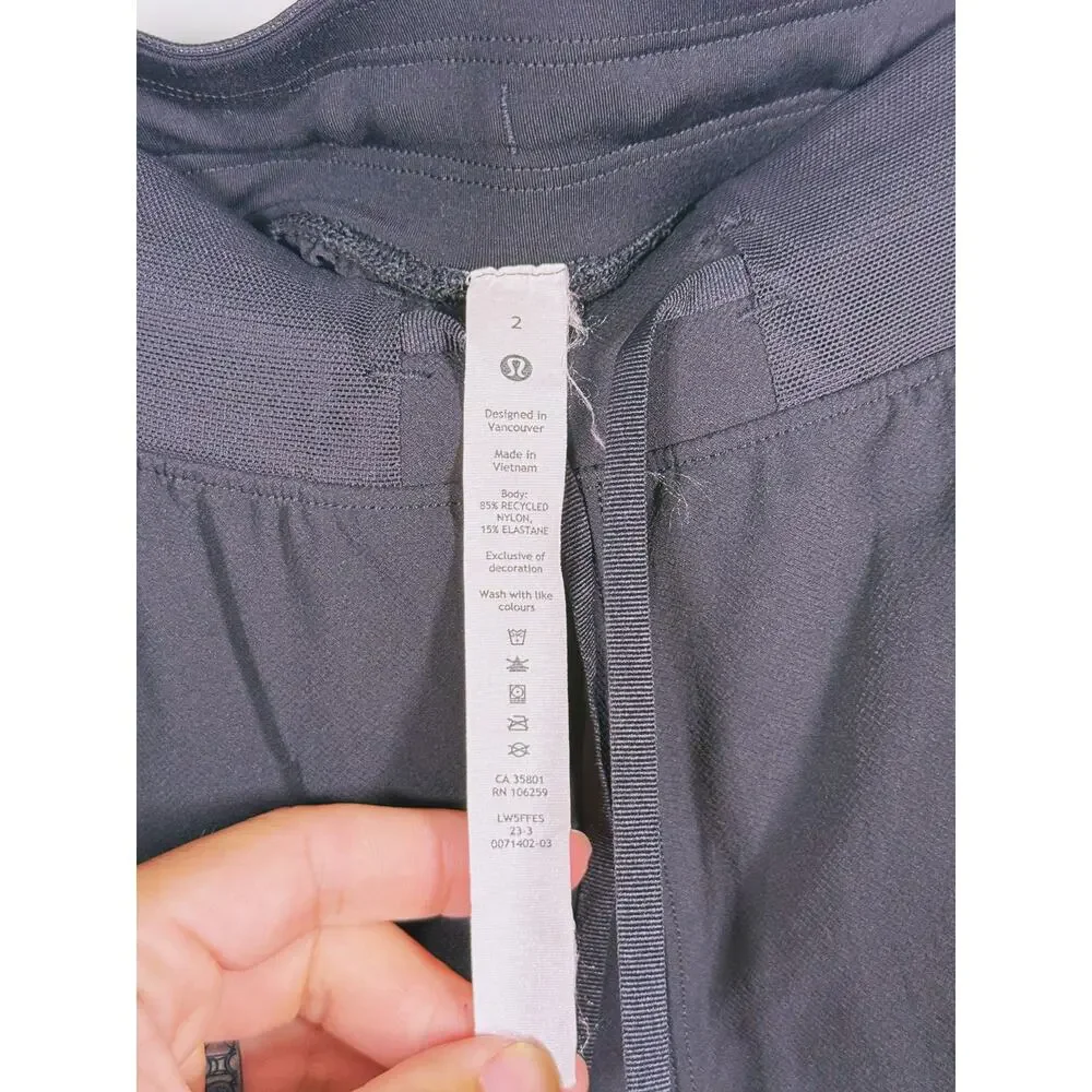 Lululemon Womens License to Train High-Rise Pants Size 2 Black Workout Athletic